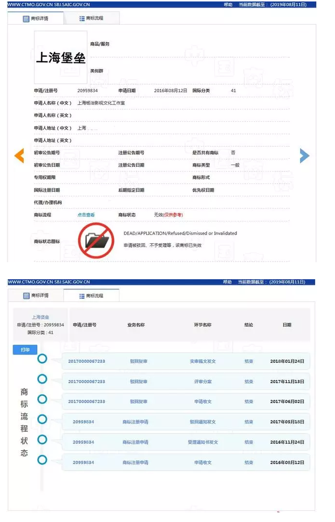《上海堡垒》票房口碑双双失利?连商标都全部被驳回? 《上海堡垒》票房口碑双双失利?连商标都全部被驳回?