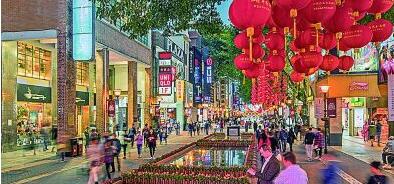 广州北京路步行街 5G先行 打造智慧商圈 广州北京路步行街 5G先行 打造智慧商圈