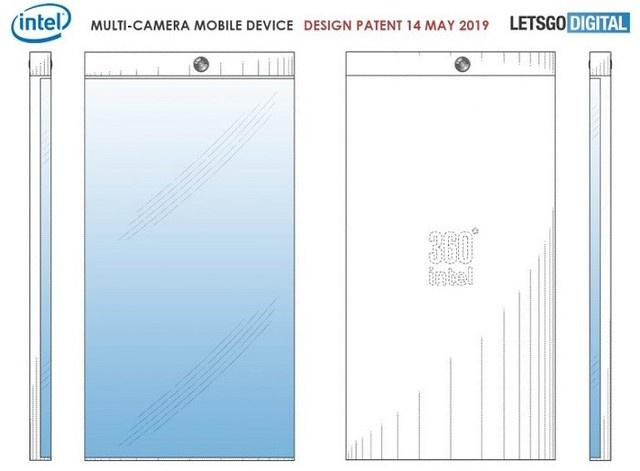 英特尔手机专利曝光:配备360°徽标 英特尔手机专利曝光:配备360°徽标
