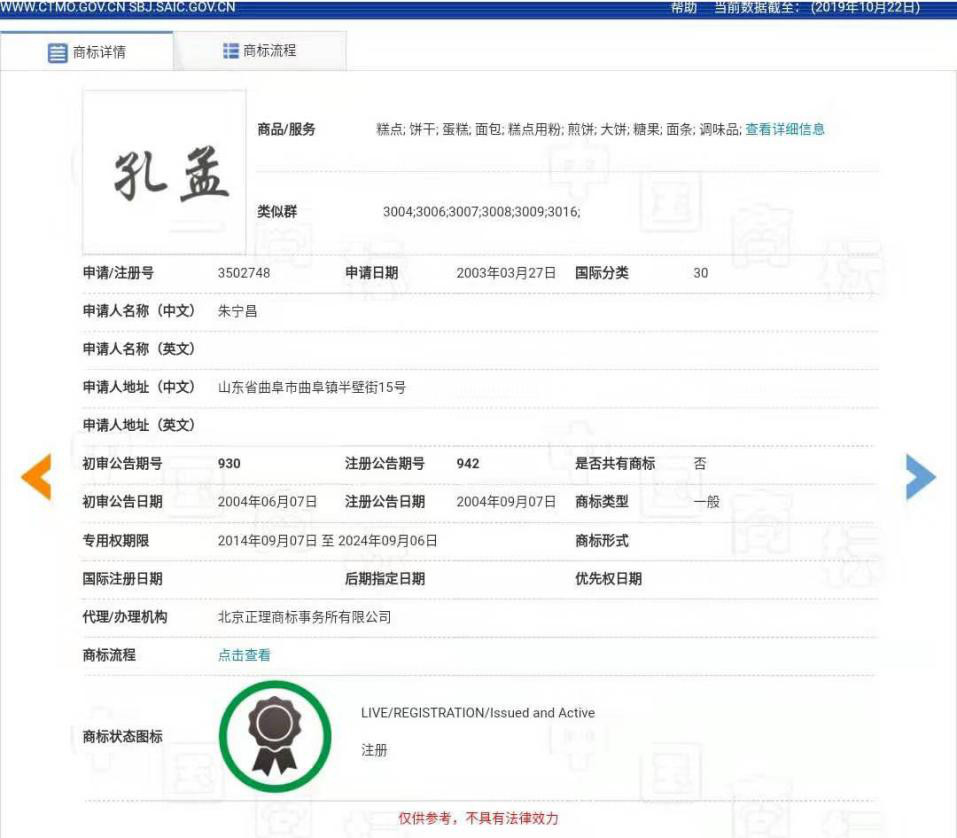 “孔孟”因不良影响被驳回，但这些商标却成功注册了