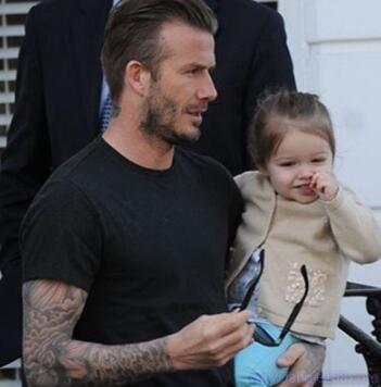 贝嫂维多利亚将5岁爱女贝小七名字注册商标