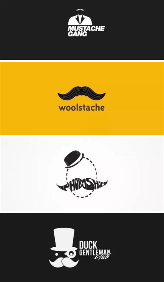 胡子元素商标设计作品赏析