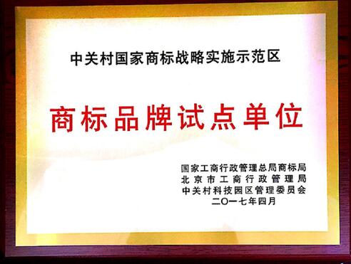 大唐电信入选“中关村北京注册商标品牌试点单
