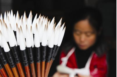 “宣笔”成功注册中国地理标志商标 年产值近三千万 “宣笔”成功注册中国地理标志商标 年产值近三千万