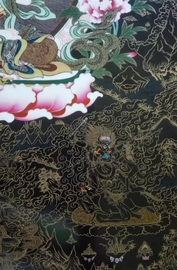 具有版权符号的陶瓷唐卡诞生记