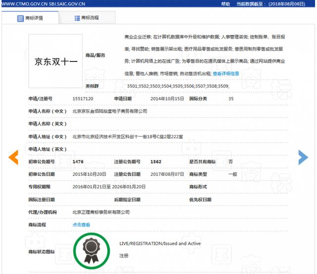 继“11.11”商标被驳回后,京东“双11”商标被无效!阿里该笑了