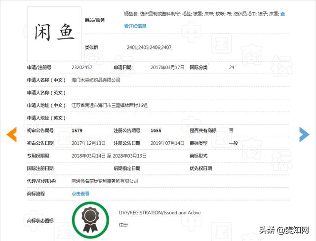 阿里的“动物园”都有商标,唯独“闲鱼”商标的注册,太难了