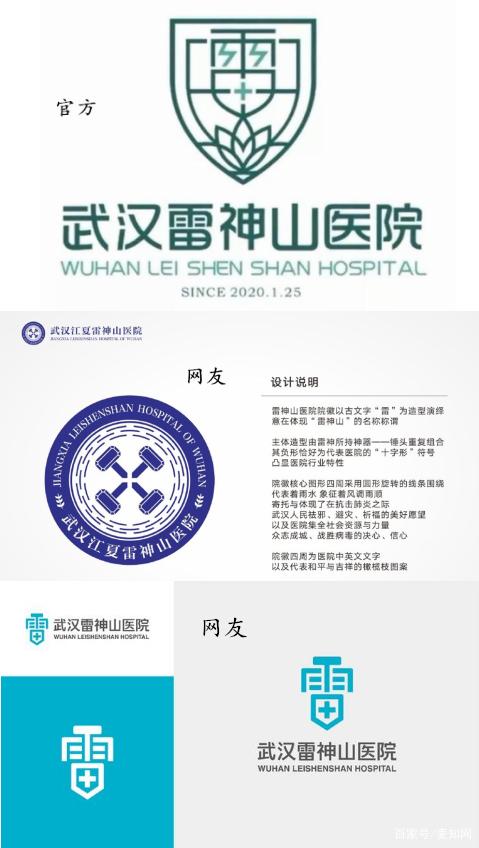 火神山、雷神山的logo是哪个?名称竟已被抢注为商标!